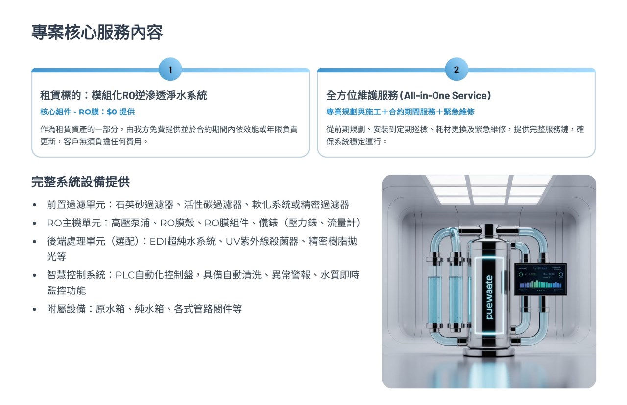 專案核心服務內容